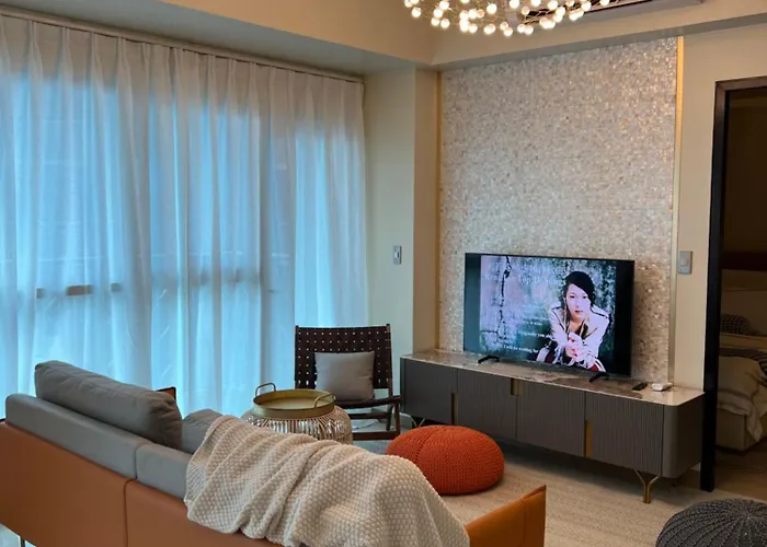 Luxurious 1 Bedroom Facing Bay Sunset Nearby Okada Moa Solaire Ayala Malls Apartamento *