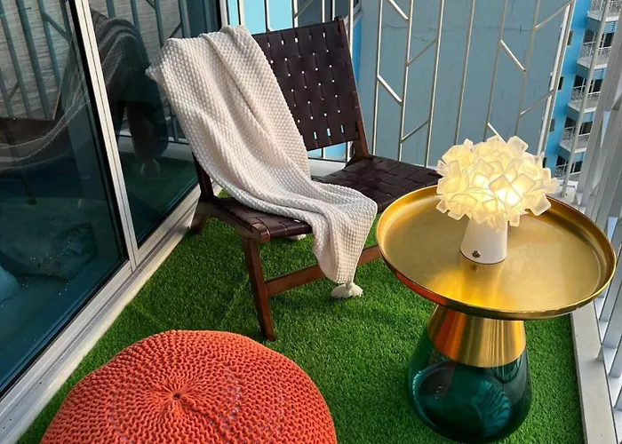 Luxurious 1 Bedroom Facing Bay Sunset Nearby Okada Moa Solaire Ayala Malls Apartamento *