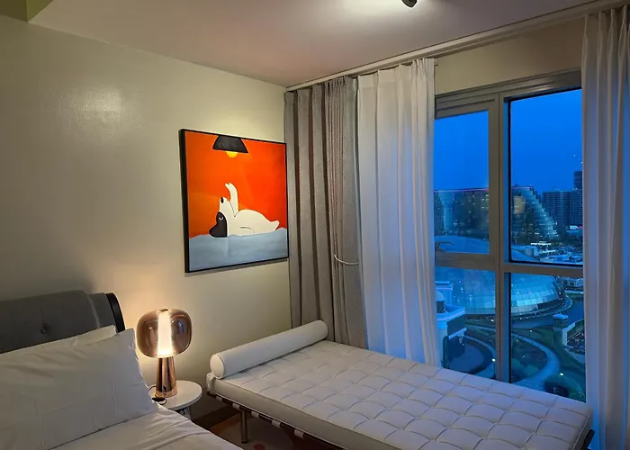 Luxurious 1 Bedroom Facing Bay Sunset Nearby Okada Moa Solaire Ayala Malls Apartamento Manila