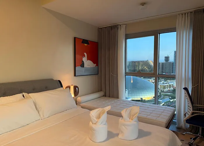 Luxurious 1 Bedroom Facing Bay Sunset Nearby Okada Moa Solaire Ayala Malls Apartamento *